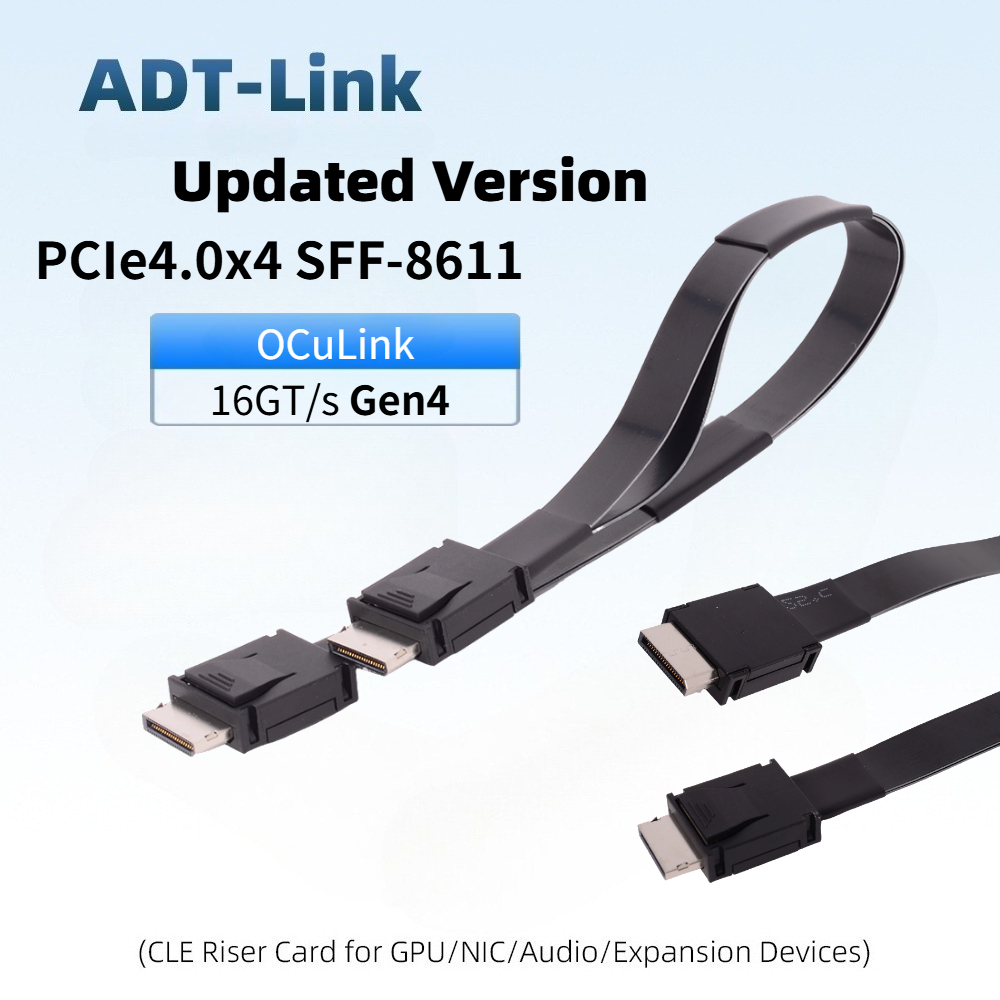 Oculink Egpu Mini Pc - Cable de extensión ADT-Link PCI-E 4.0