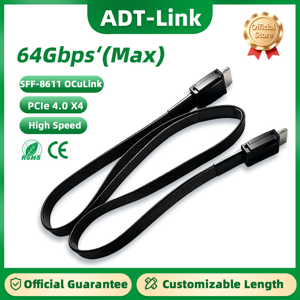 Oculink Egpu Mini Pc - Cable de Extensión ADT-Link de 64Gb