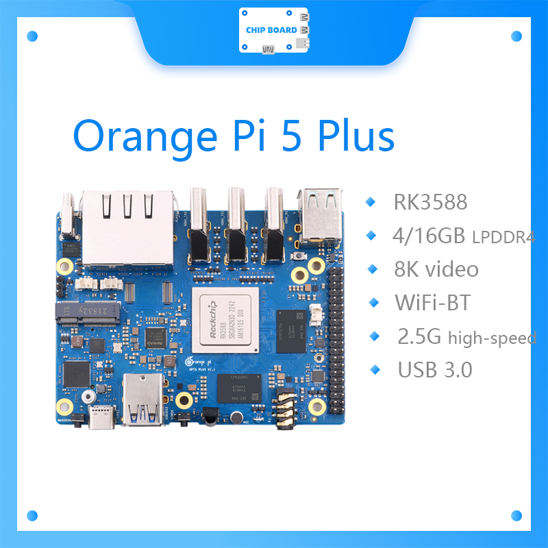 Orange Pi 5 Plus, Computadora  - Rockchip Rk3588 Development Board reseña y precio