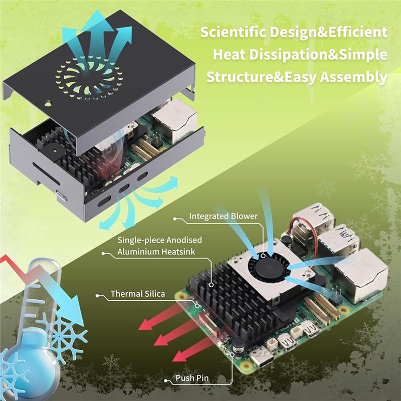 AS95-Kit de Inicio Irasptek pa - Raspberry Pi 5 8Gb Board reseña y precio
