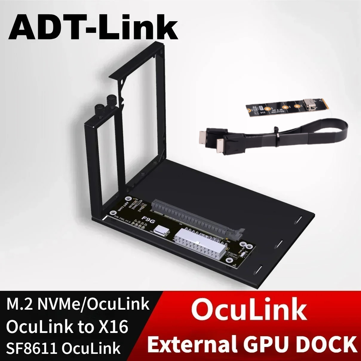 ADT PCIe 4,0 64Gbps OcuLink ta - Oculink Egpu Mini Pc reseña y precio