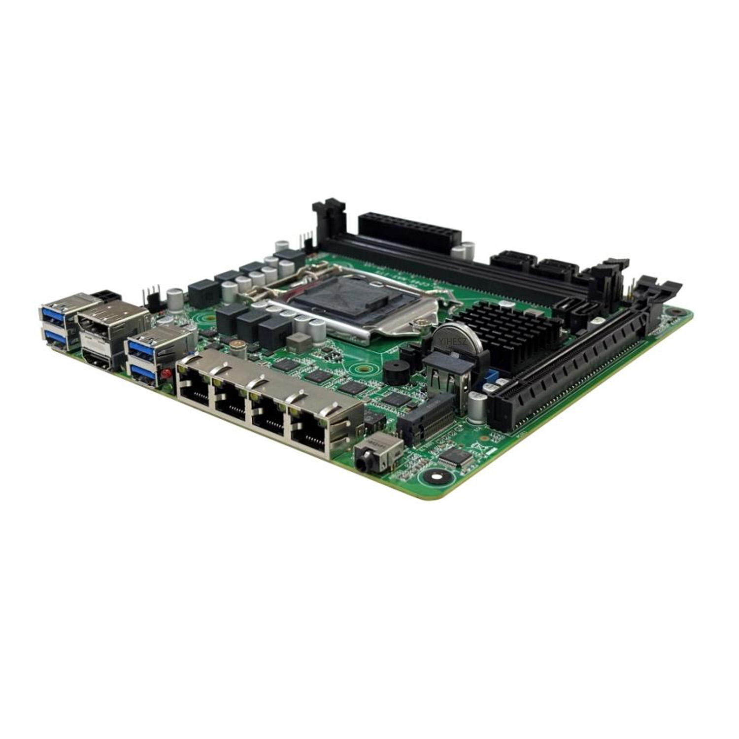 Placa Base C246 NAS, 8 SATA 3. - Nas Motherboard 8 Sata Mini Itx reseña y precio