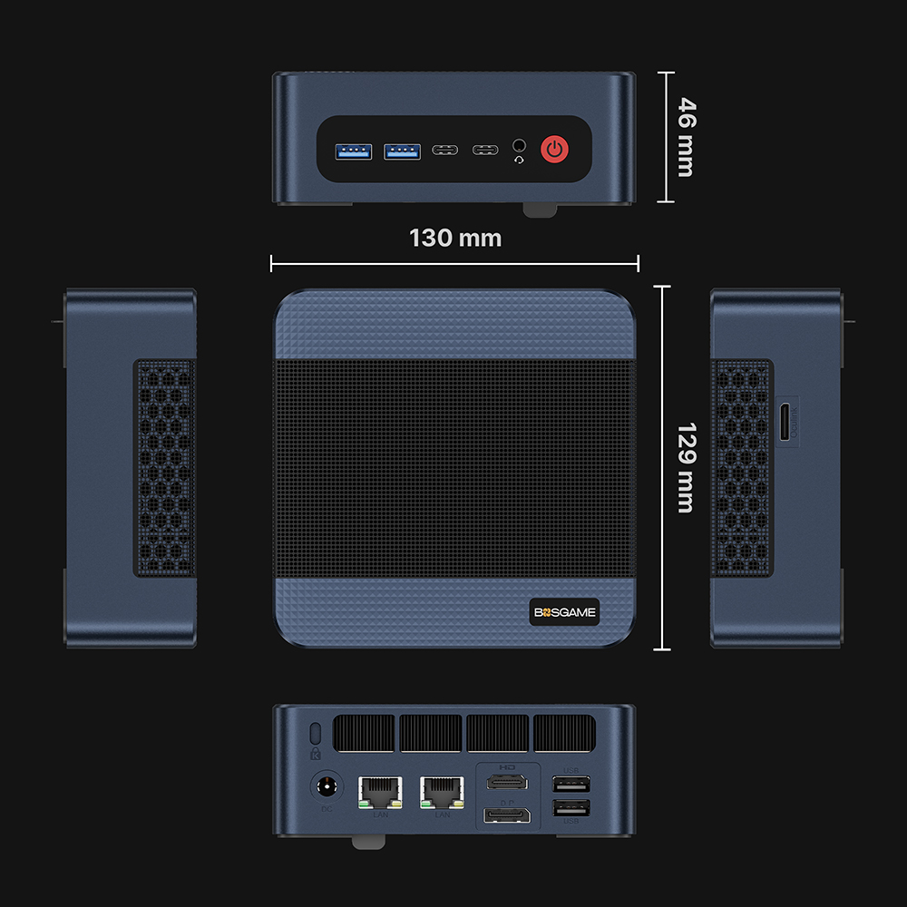 Mini PC BOSGAME M4 Neo con AMD - Amd Ryzen 7 7840Hs Mini Pc reseña y precio