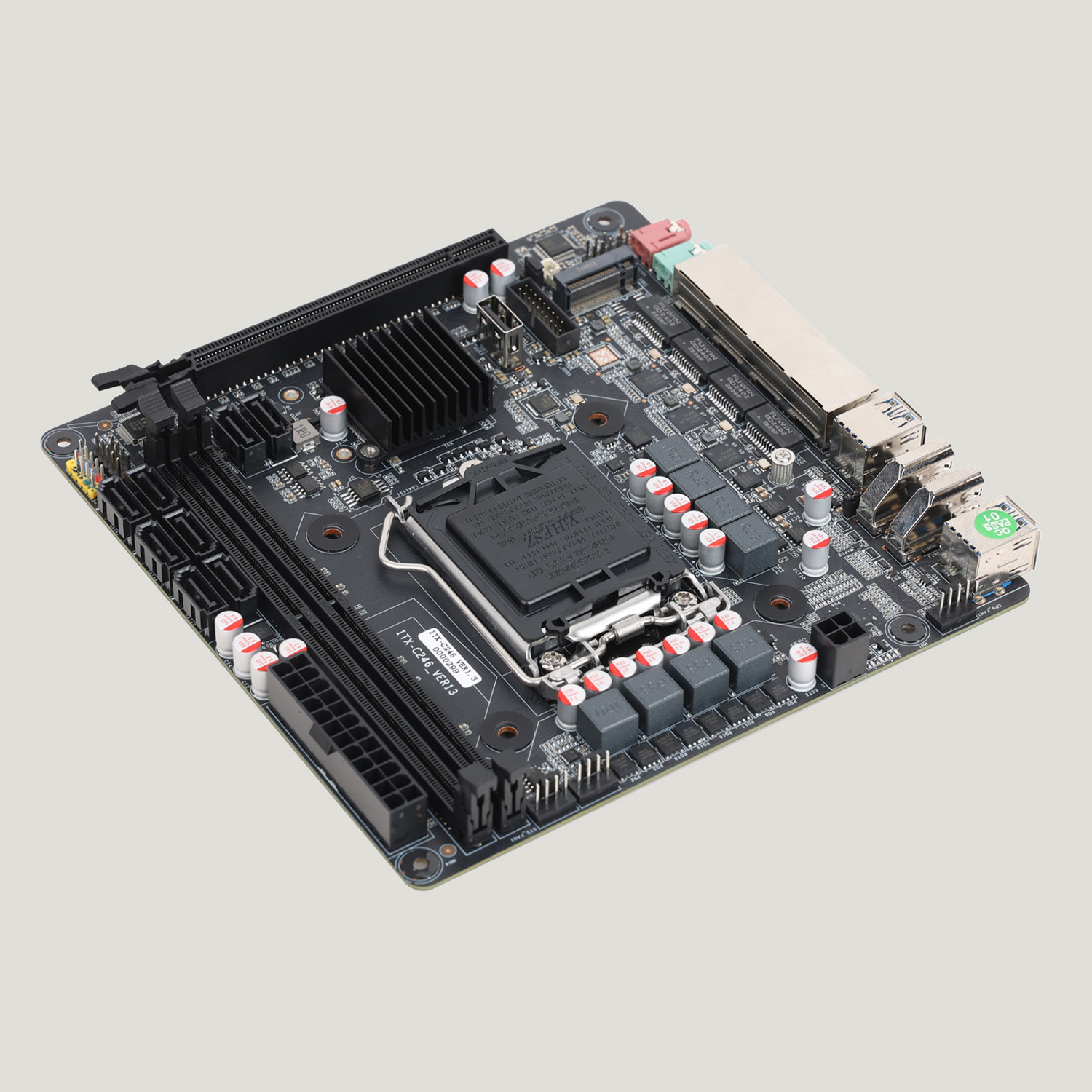 Placa Base NAS C246 Vpro de 8  - Nas Motherboard 8 Sata Mini Itx reseña y precio