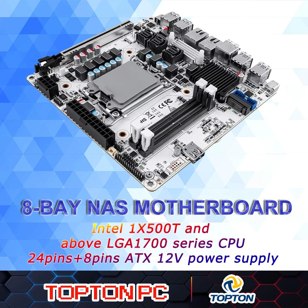 Placa base NAS Mini ITX de 8 b - Nas Motherboard 8 Sata Mini Itx reseña y precio