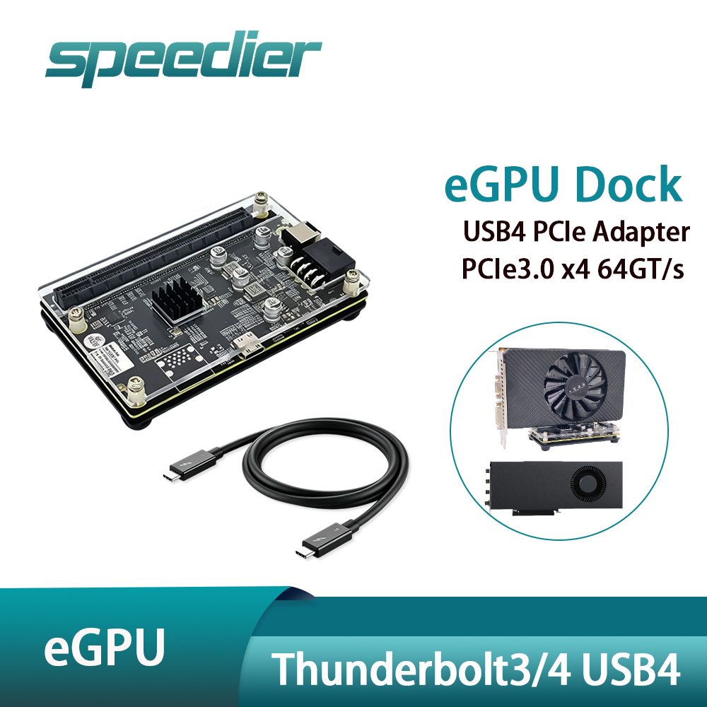 Base de Conexión USB4 Thunderb - Thunderbolt 4 Egpu Dock Mini Pc reseña y precio