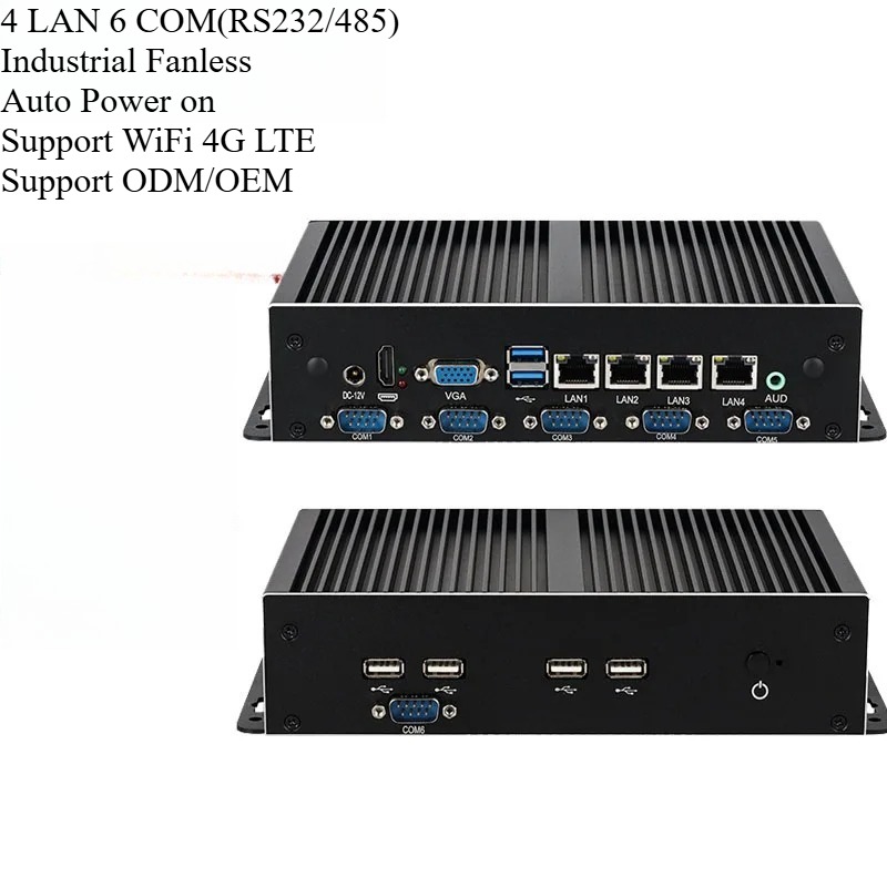 Mini PC Industrial sin Ventila - Fanless Industrial Pc Rs485 Core I7 reseña y precio