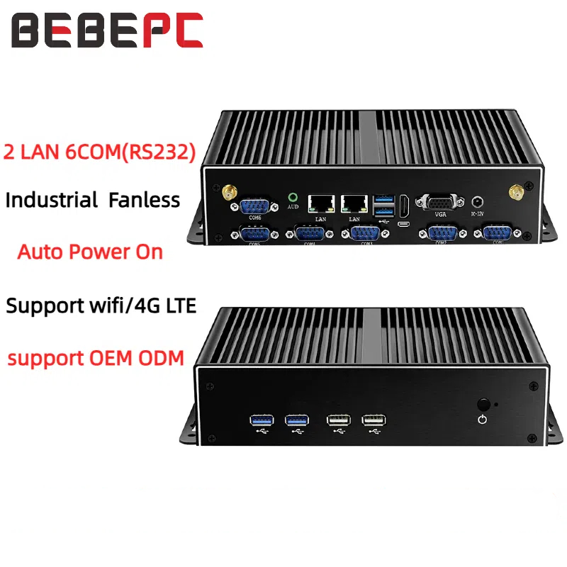 Mini PC Industrial sin ventila - Fanless Industrial Pc Rs485 Core I7 reseña y precio